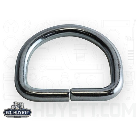 Huyett D-Ring .177 x 7/8 x 1-1/8 CS ZC DRINGZ-068